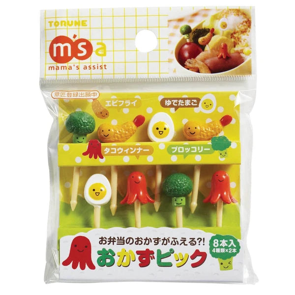 8 db mini nyárs - mosolygó ételek