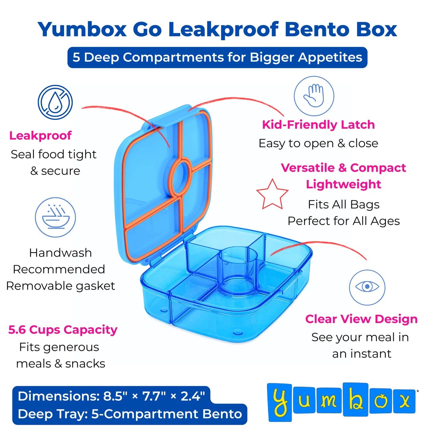 Yumbox Go / Miami Blue