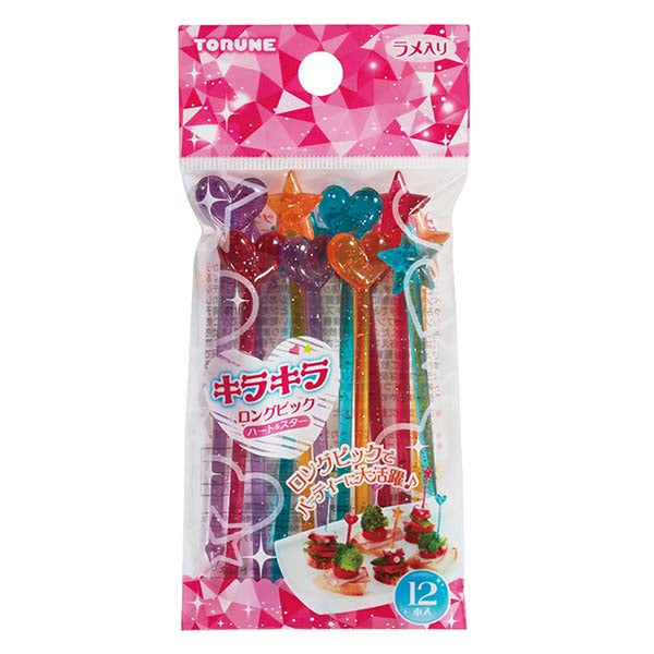 12 db csillámos mini nyárs (szív és csillag)