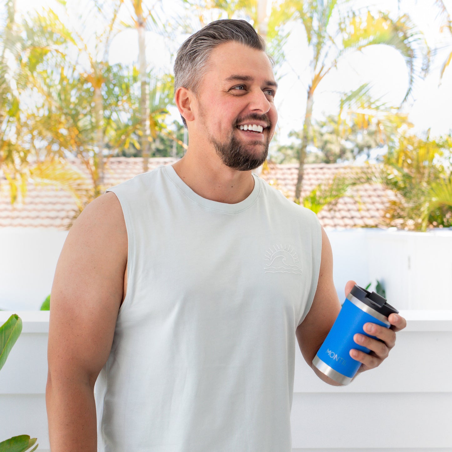 Montii 350 ml termobögre - kék