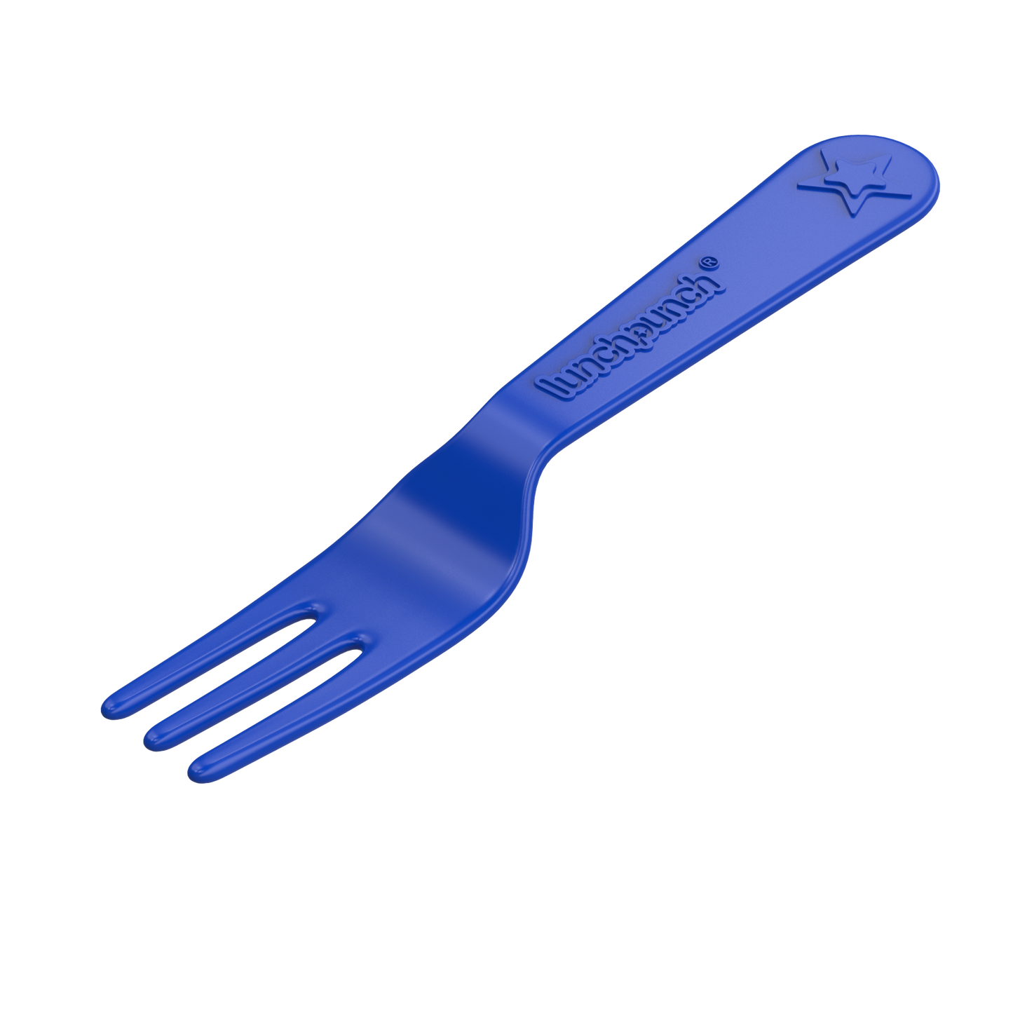 Lunch Punch villa és kanál szett - kék