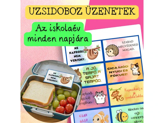 Minden uzsonnásdobozba kell egy kis...