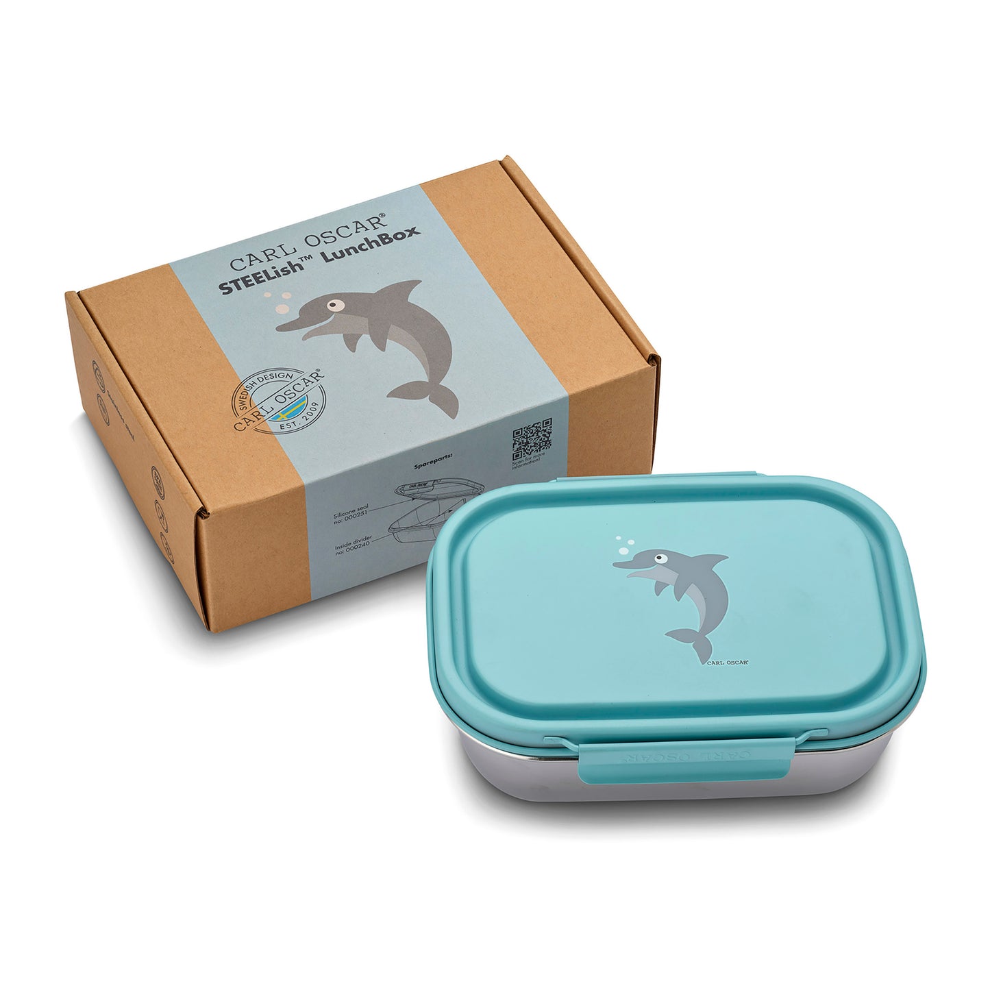 Carl Oscar STEELish rozsdamentes uzsonnásdoboz (több színben)