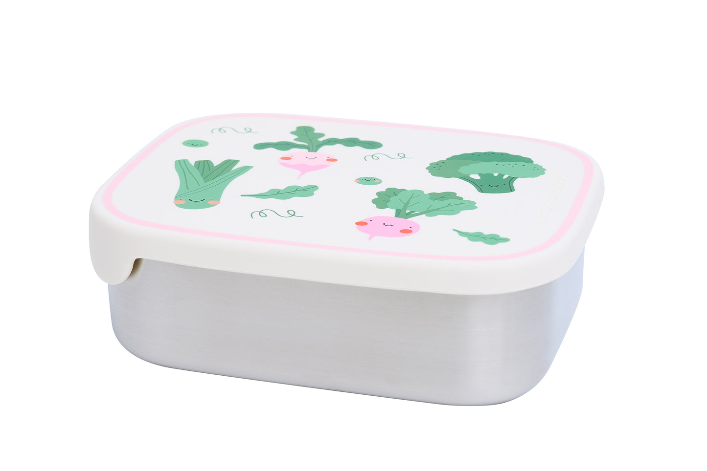 The Cotton Cloud rozsdamentes uzsonnásdoboz - Veggie Pals