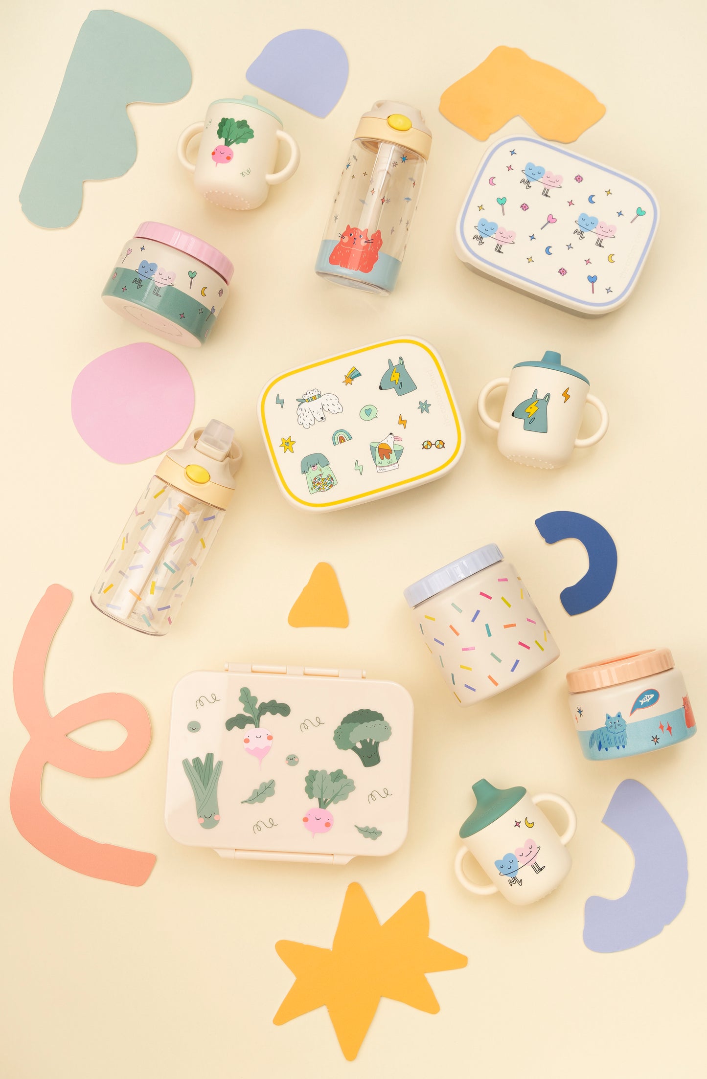 The Cotton Cloud tritán uzsonnásdoboz - Veggie Pals