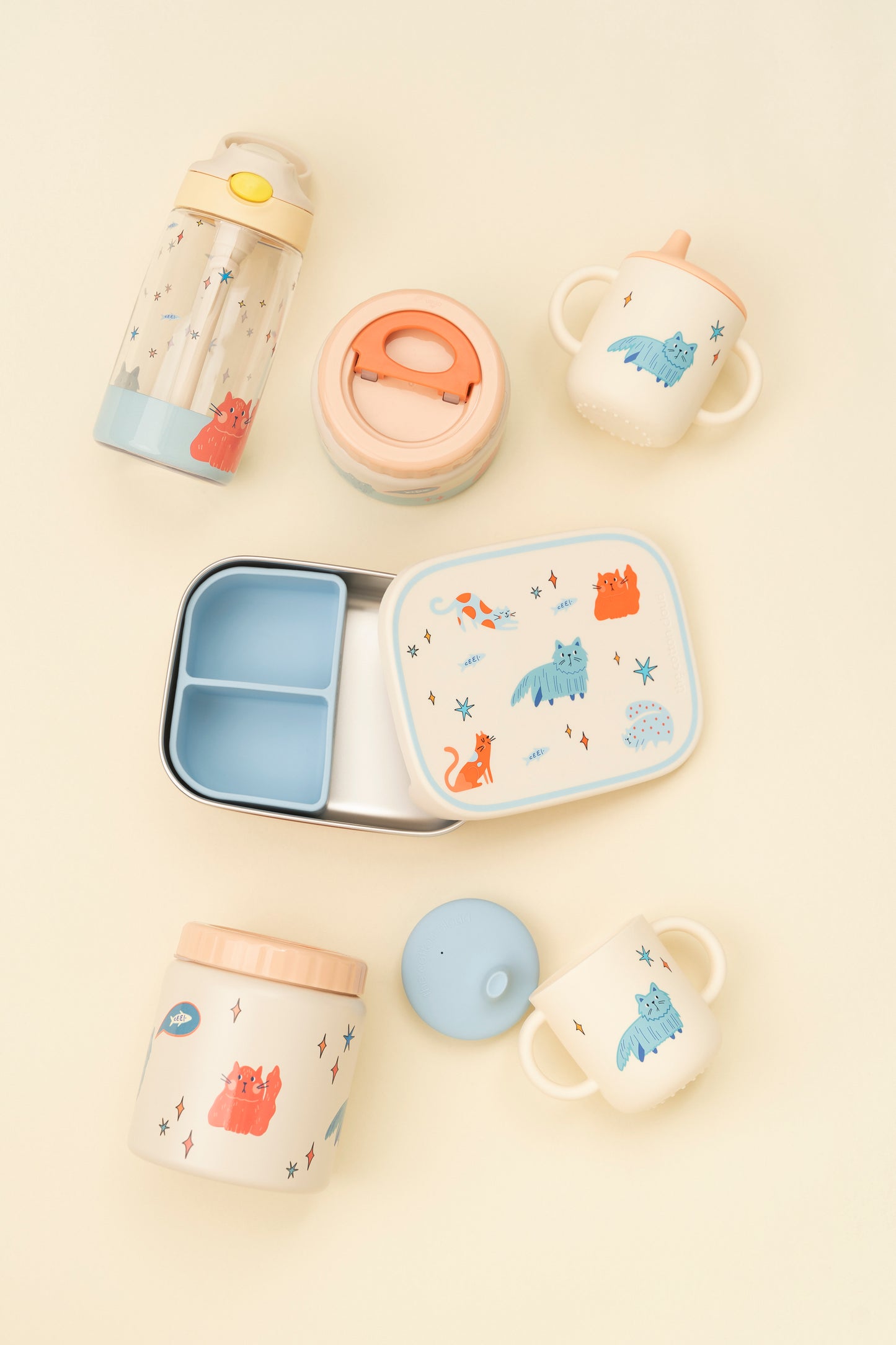 The Cotton Cloud 500 ml ételtermosz - Meowtiful Cats