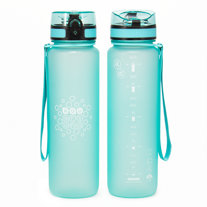 Sticlă de apă cu scală motivațională Ars Una - 1000 ml (diverse modele)