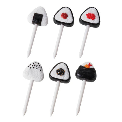 6 mini bețișoare - onigiri