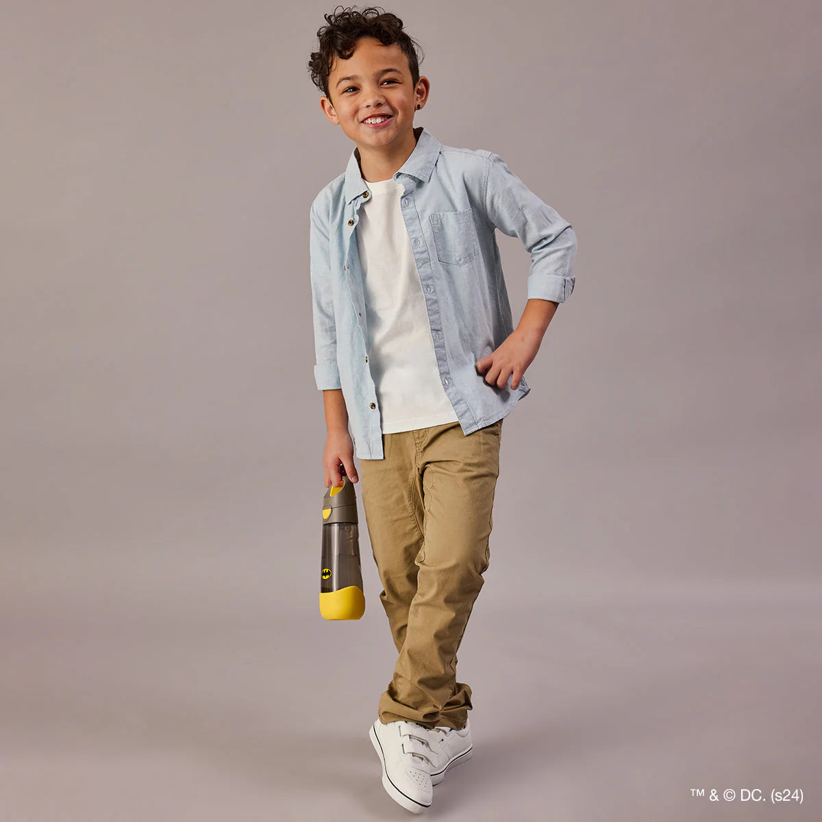 b.box szívószálas tritán kulacs 600 ml – Batman