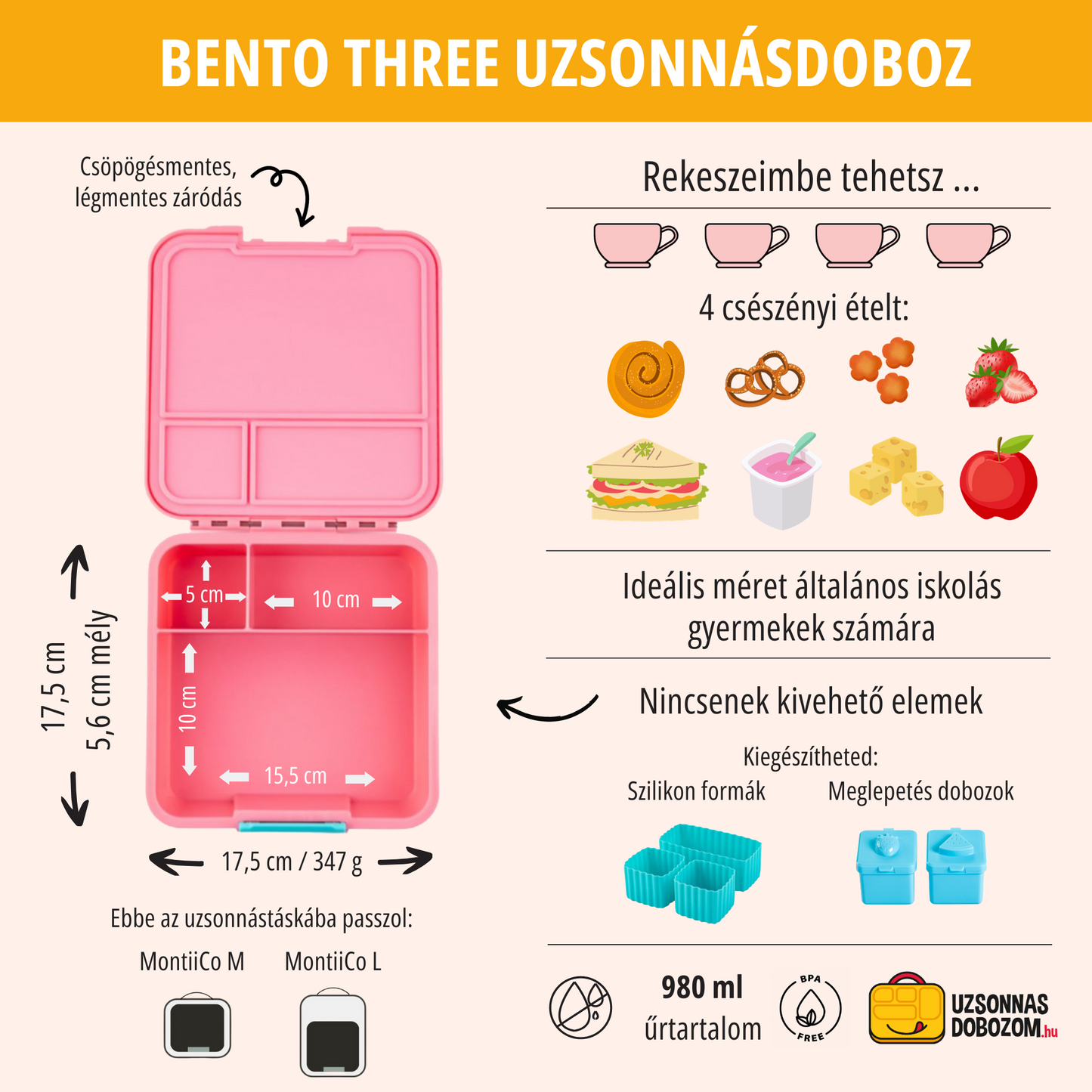 Bento Three - Strawberry