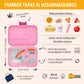Yumbox Tapas XL Capri pink / Rainbow (4 rekeszes)