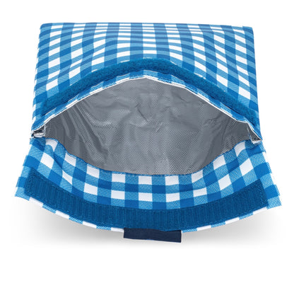 Ambalaj pentru sandviș Yumbox Pochette - Vichy Blue