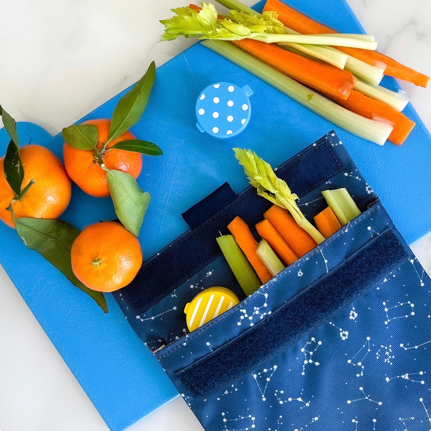 Yumbox Pochette szendvicstartó - Vichy Blue