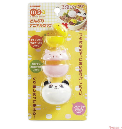 Mini recipiente cu animale (3 buc.)