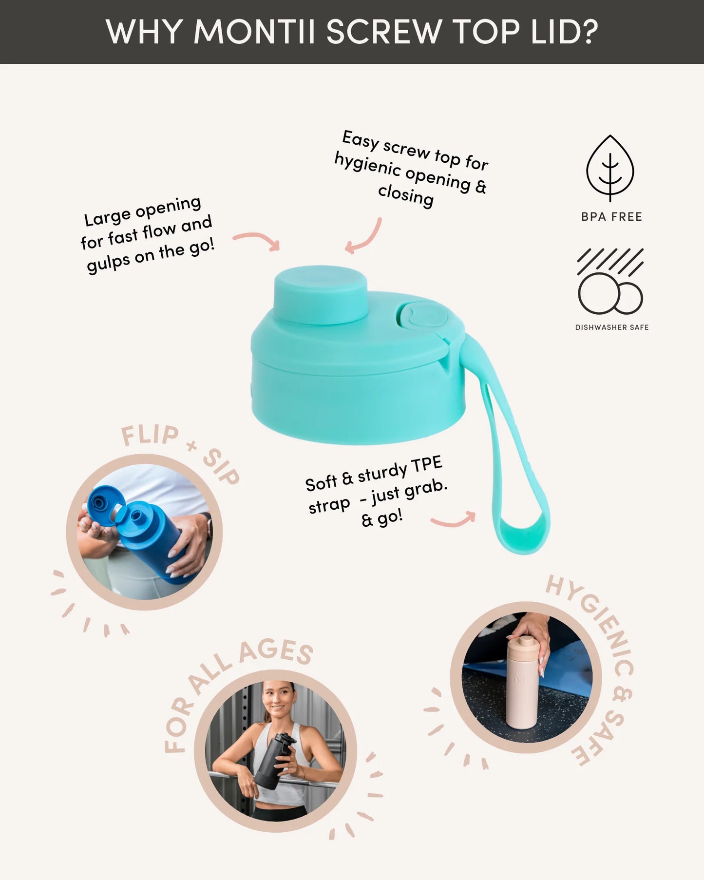 MontiiCo Fusion ivónyílásos termosztető - több színben