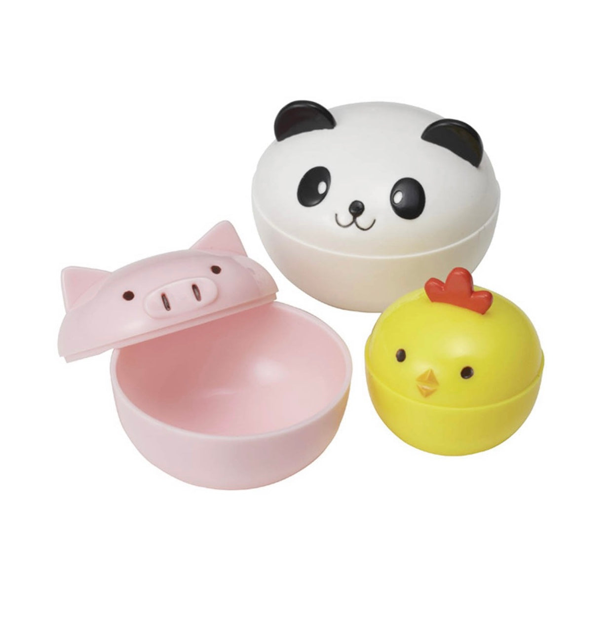 Állatos mini tégelyek (3 db)