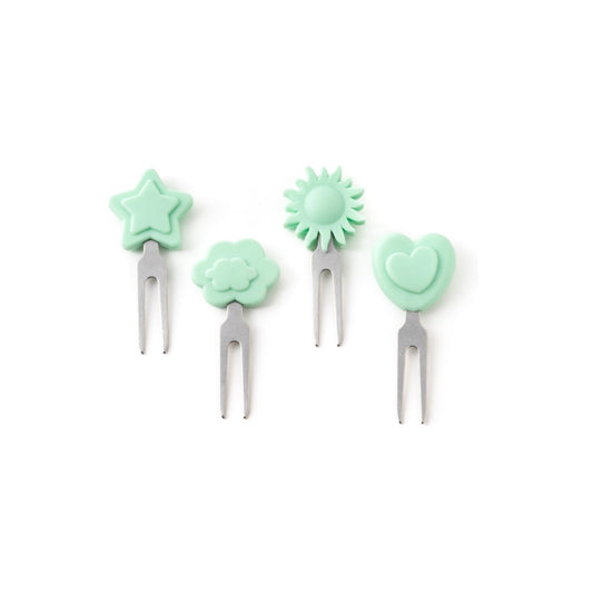 4 db mini villa rozsdamentes acélból - Égbolt (5 cm)