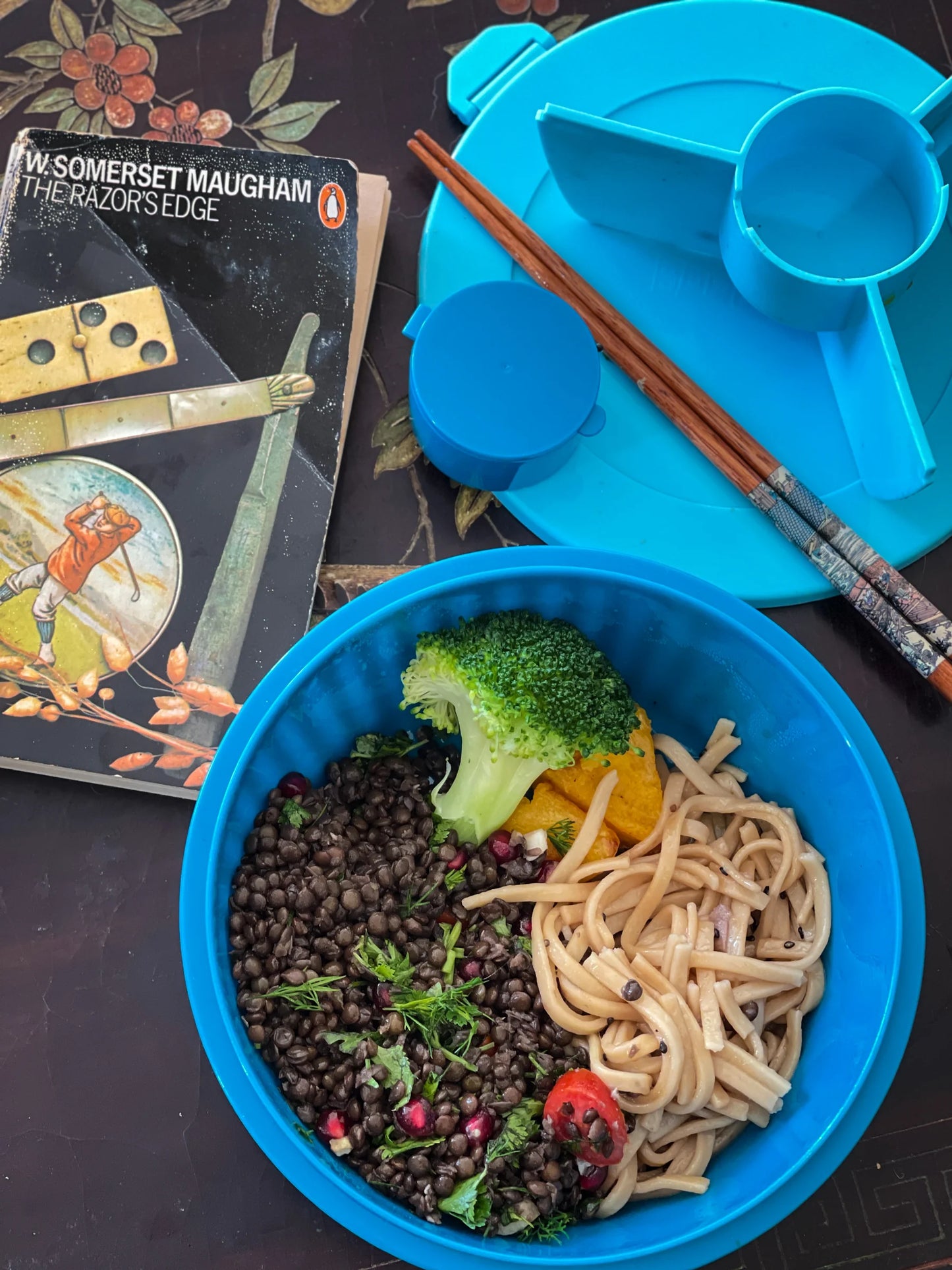 Yumbox salátás doboz - türkíz