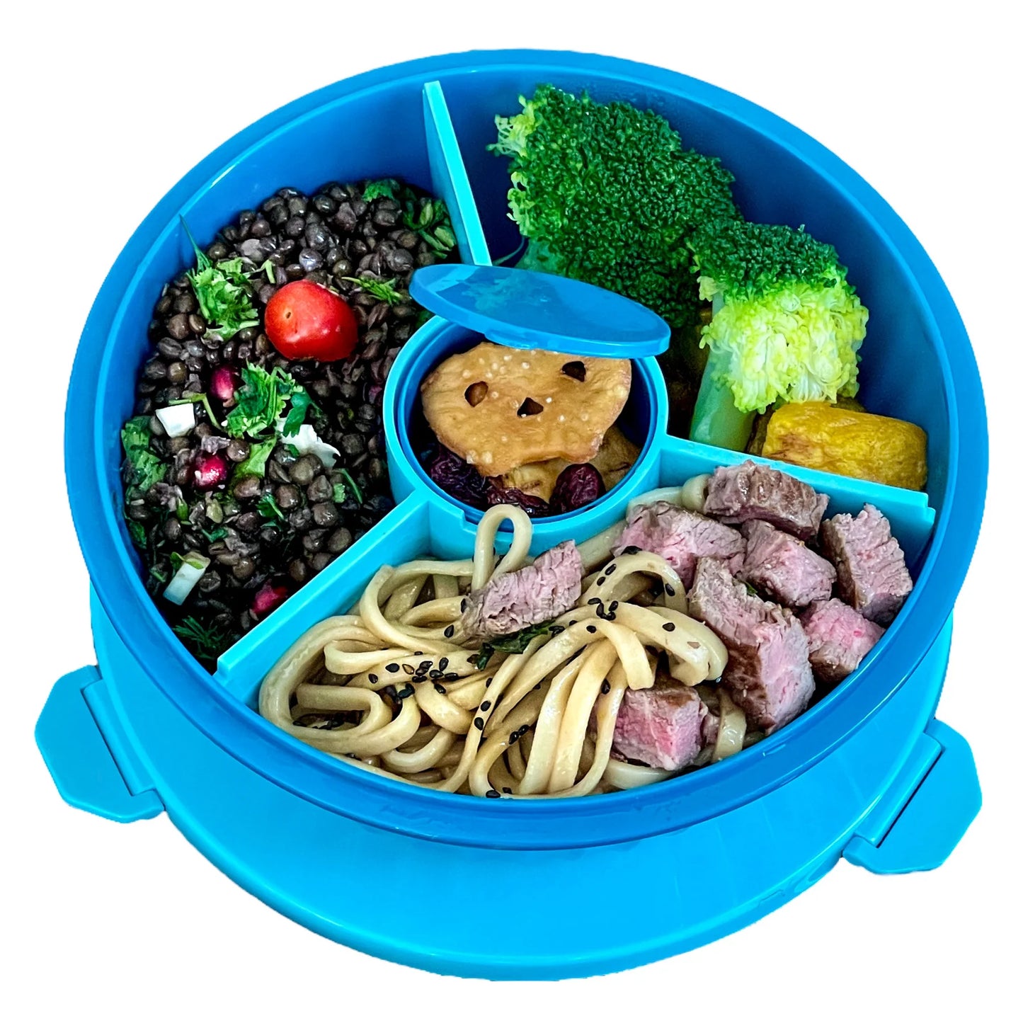 Yumbox salátás doboz - türkíz