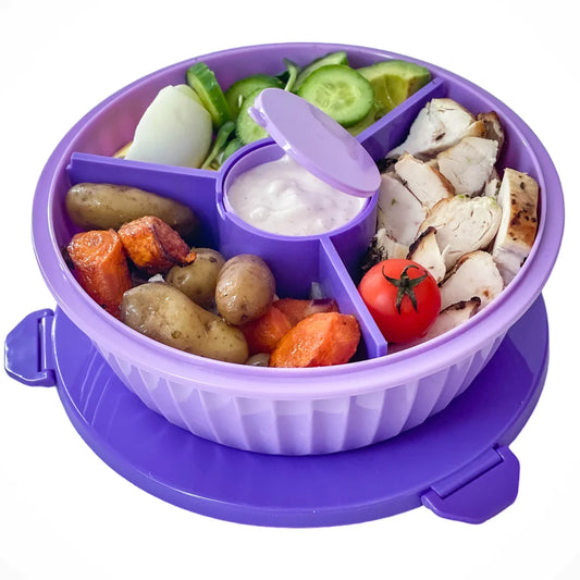 Yumbox salátás doboz - lila