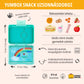 Yumbox Snack Misty Aqua / Rainbow