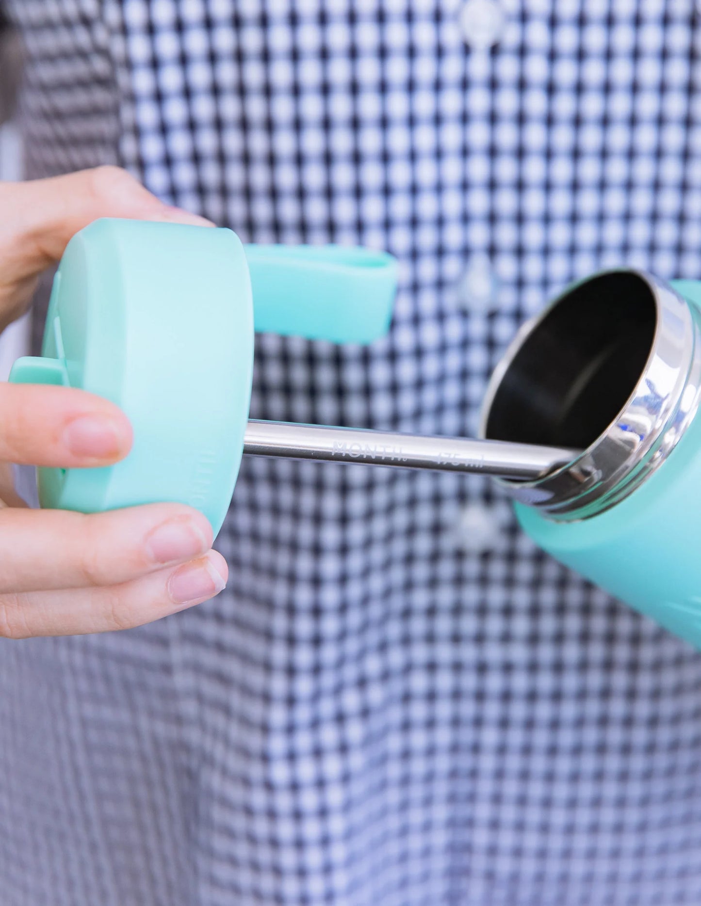 Rozsdamentes fém szívószál a MontiiCo Fusion szívókás termosztetőhöz (3 féle méretben)