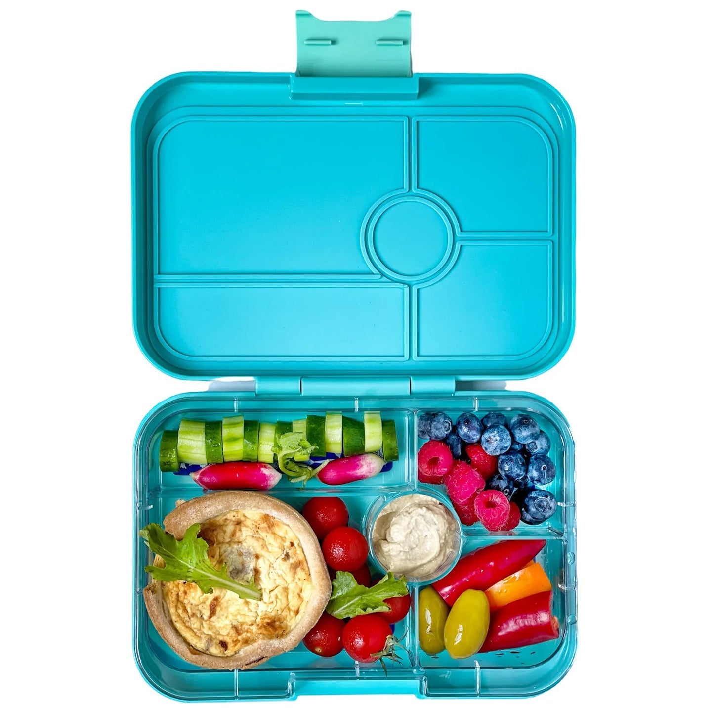 Yumbox Tapas XL Antibes blue / Pastel Jungle (5 rekeszes)