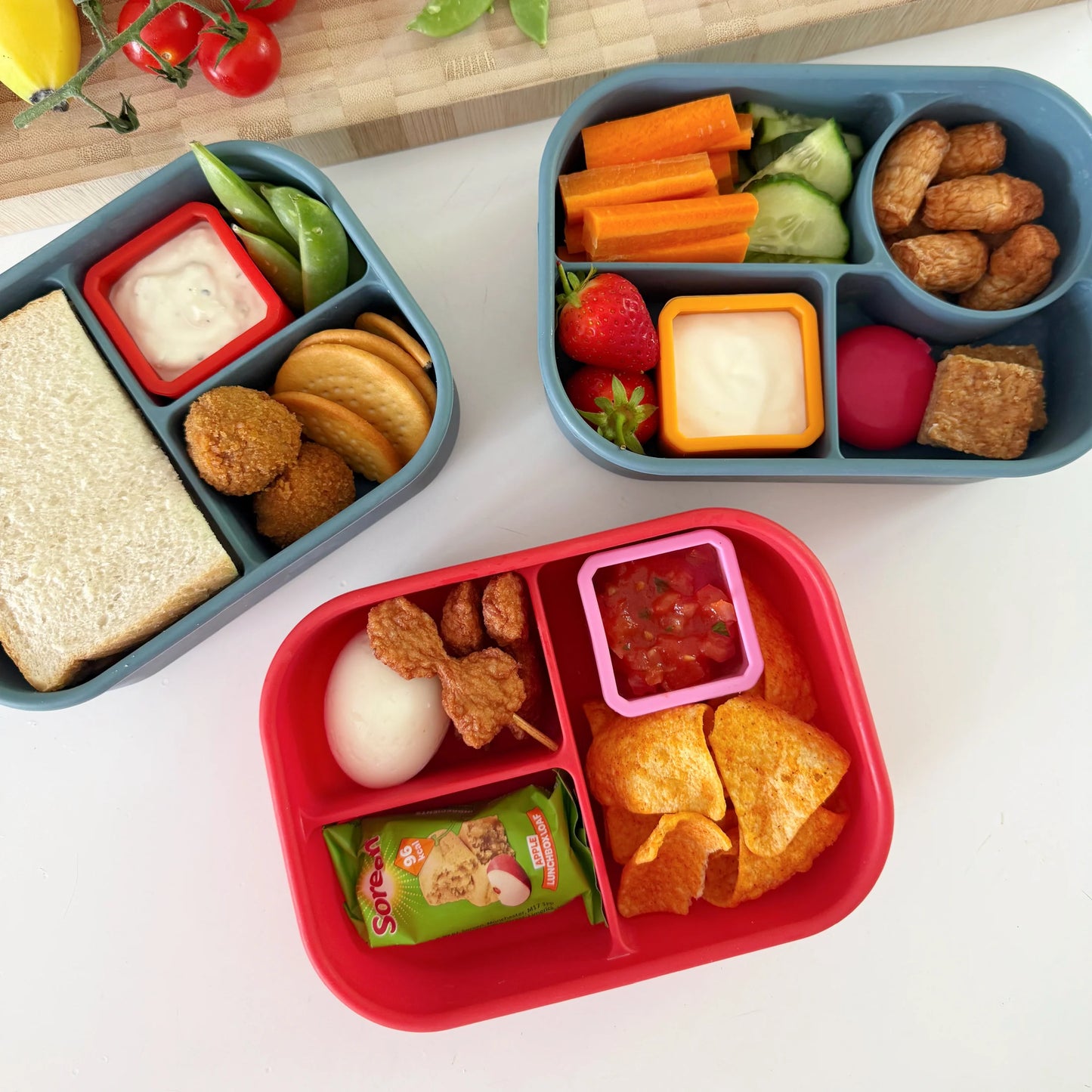 Pick & Dip Pots - kocka (többféle színben)