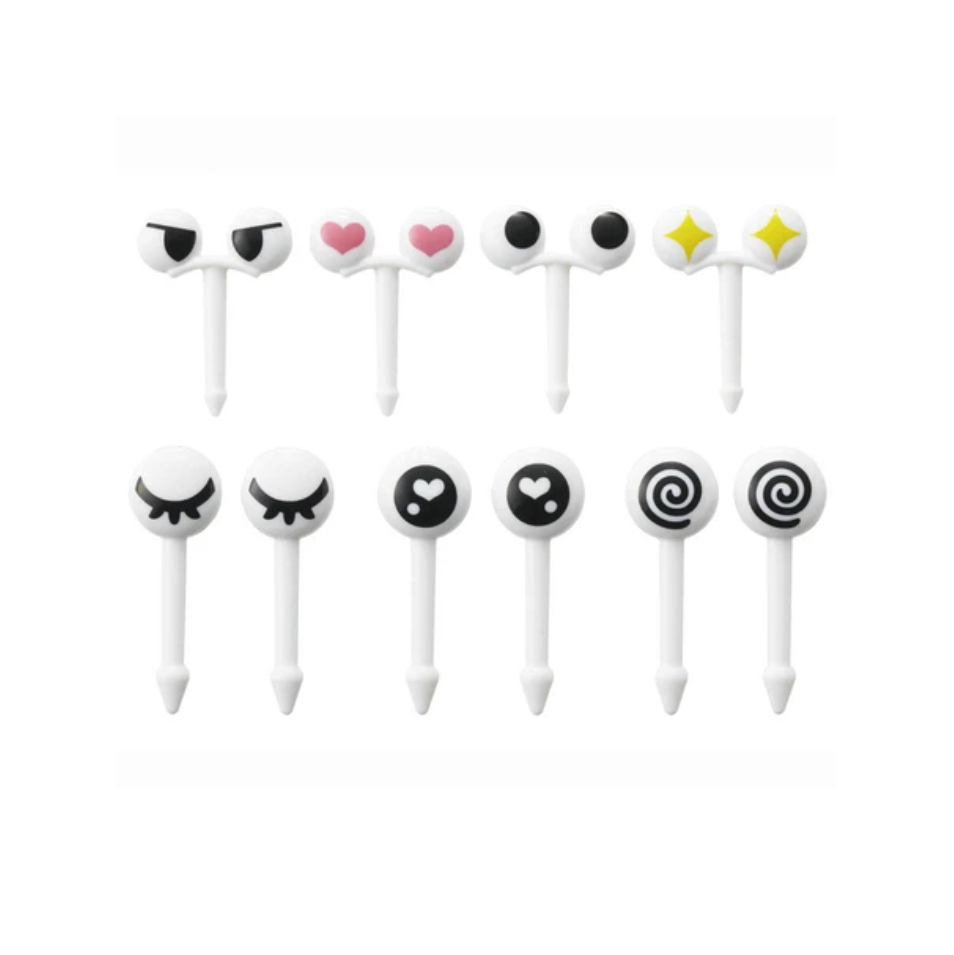 10 db mini nyárs - színes szemek