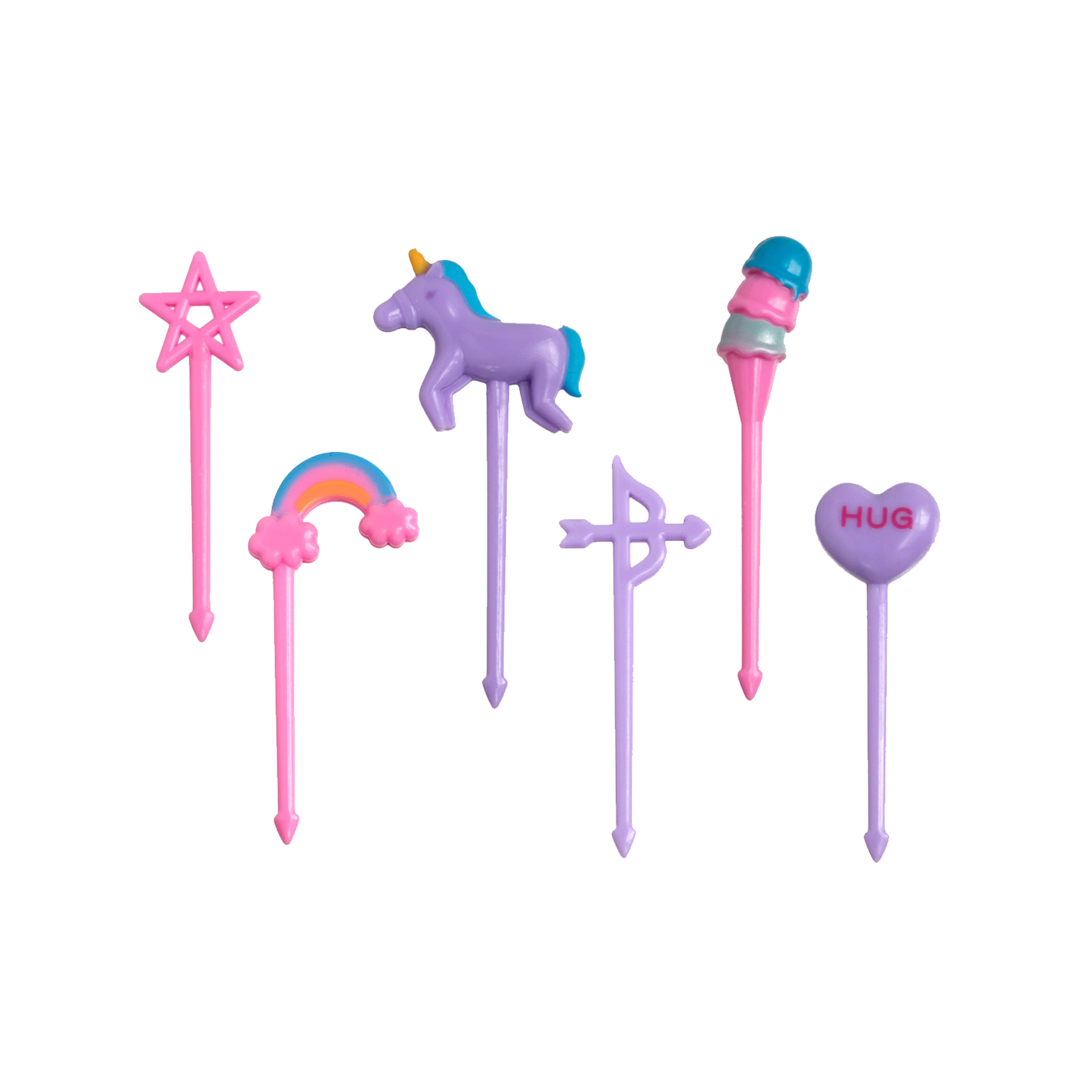 6 db mini nyárs - unikornis