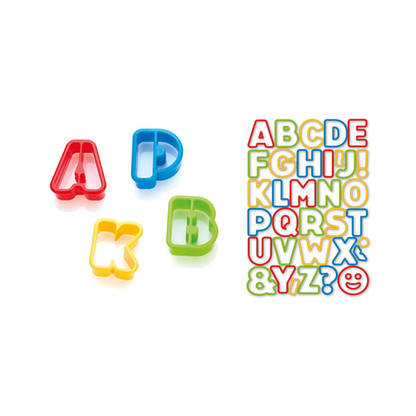 Forme pentru biscuiți DELÍCIA KIDS ABC (34 buc.)
