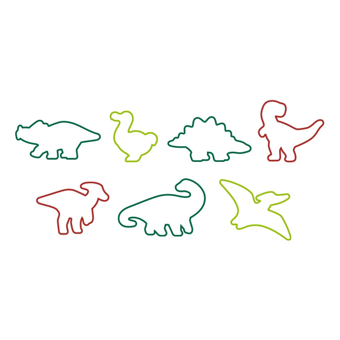 DELÍCIA KIDS sütikiszúrók - Dinoszauruszok (7 db)