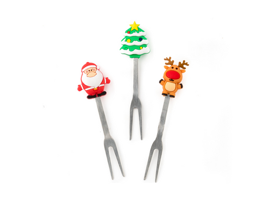 3 db mini villa rozsdamentes acélból - Karácsony (7 cm)