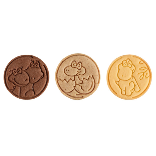 Sütikiszúrók pecséttel - Dínók (3 db)