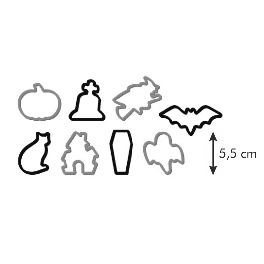 Delícia Sütikiszúrók - Halloween (8 db)