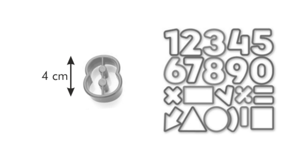 DELÍCIA KIDS Számos süti kiszúrók (21 db)