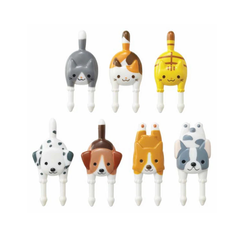 7 db mini villa - cicák és kutyák