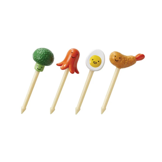 8 db mini nyárs - mosolygó ételek