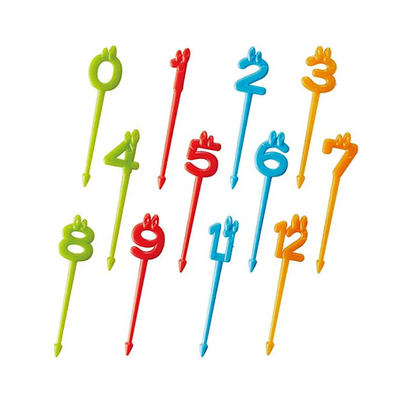 24 mini bețișoare - numere