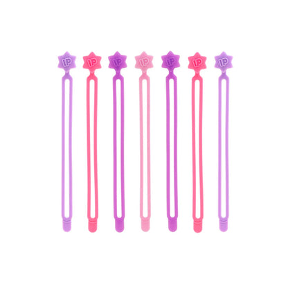 Set benzi din silicon Lunch Punch - Blush (roz-violet)