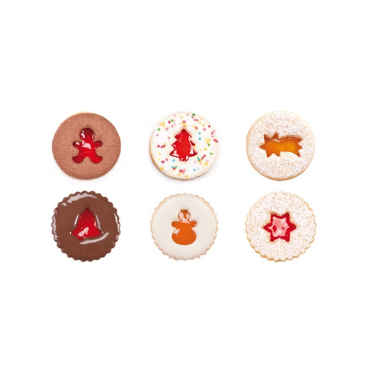 Karácsonyi és omlós teasütemény kiszúrók (8 db)