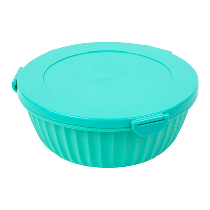 Recipient pentru salate Yumbox - albastru deschis