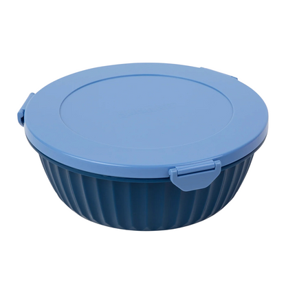 Recipient pentru salate Yumbox - albastru închis