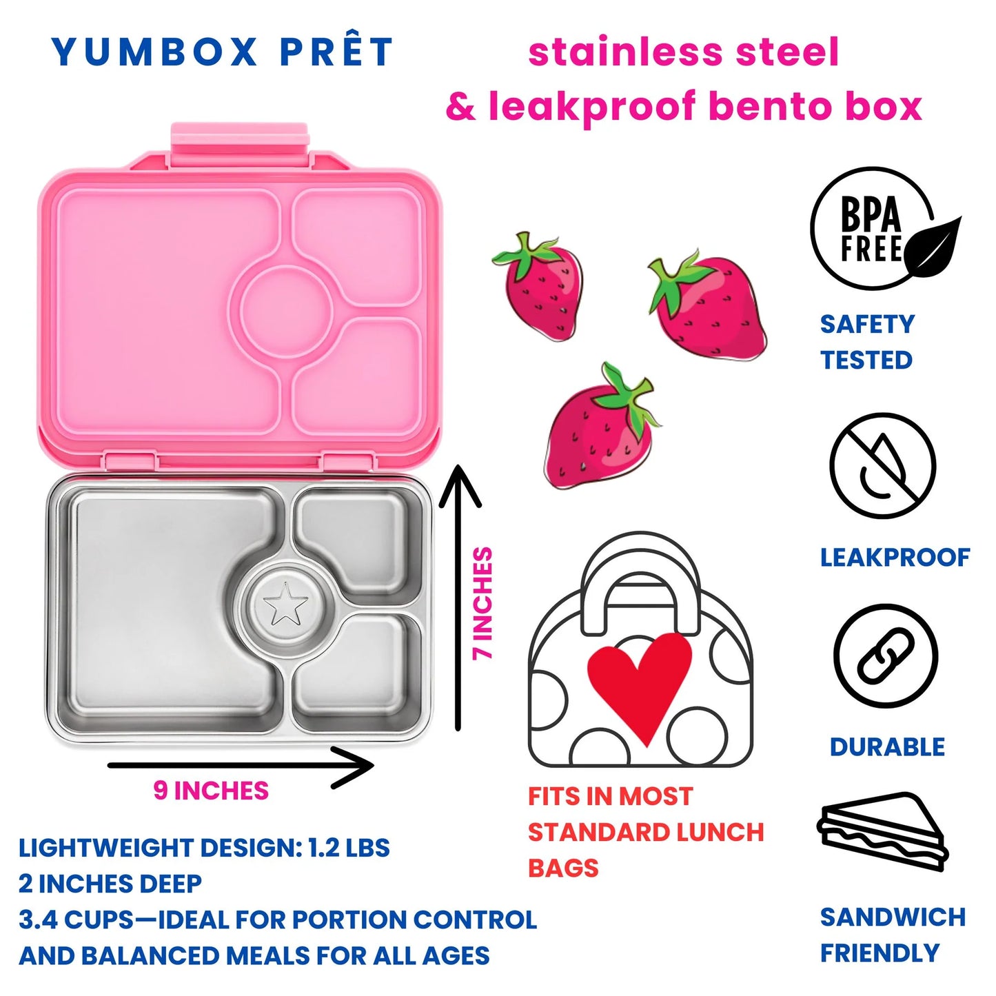 Yumbox Pret Versailles Pink