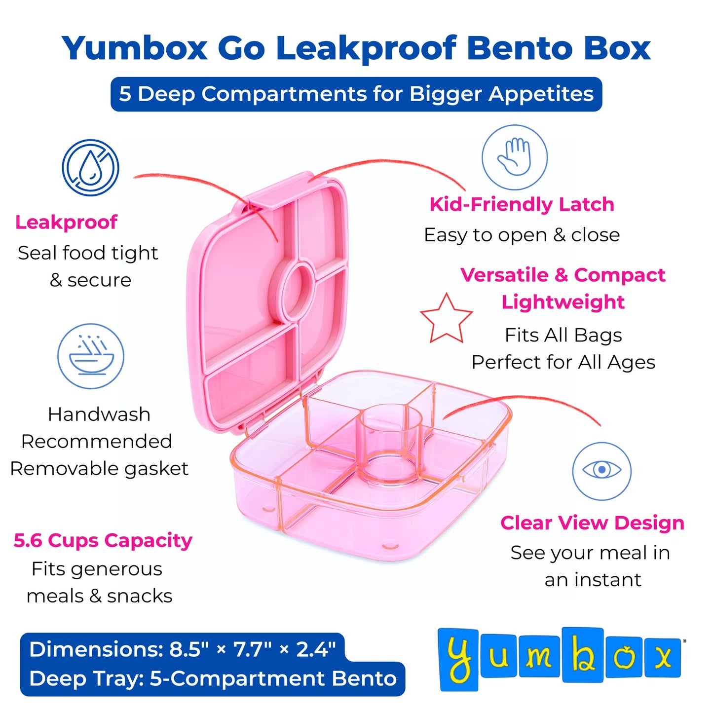 Yumbox Go / Sydney Pink