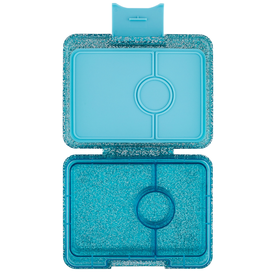 Yumbox Snack Twinkle Aqua Glitter / Aqua
