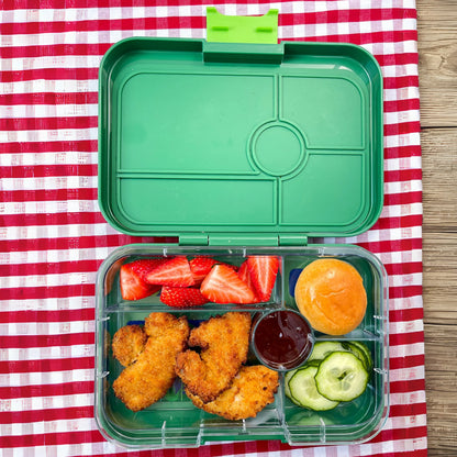 Yumbox Tapas XL Palm Green / Jungle (5 compartimente)