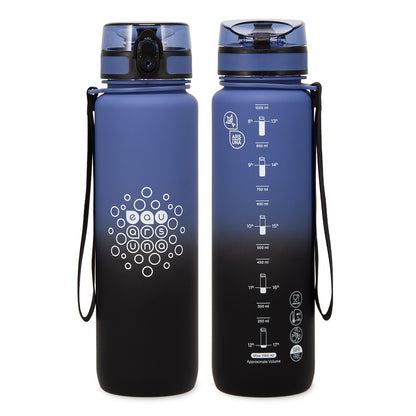 Sticlă de apă cu scală motivațională Ars Una - 1000 ml (diverse modele)