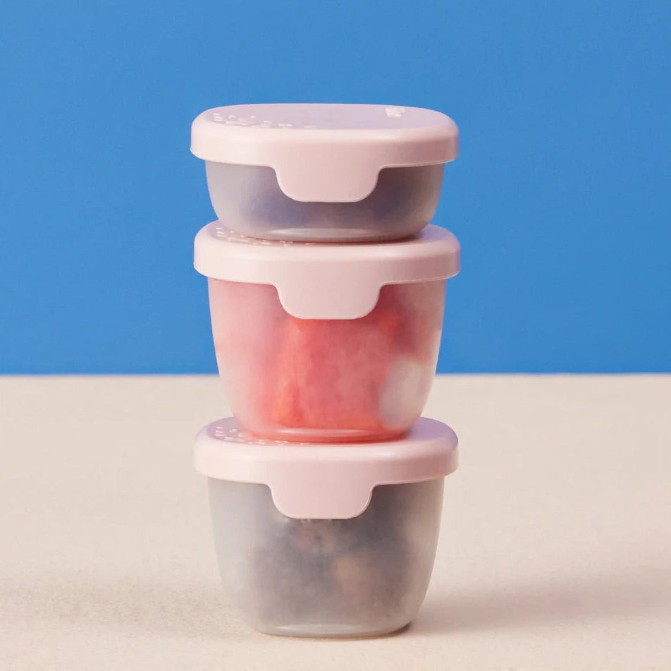 Set 3 recipiente pentru gustări b.box (diverse culori)