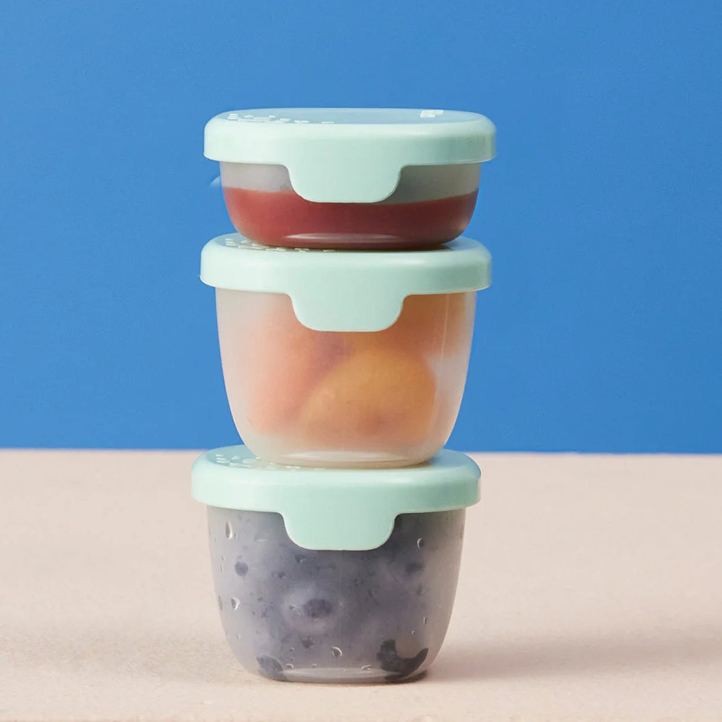 Set 3 recipiente pentru gustări b.box (diverse culori)